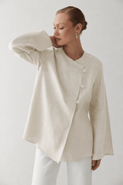 %100 KETEN GINZA TUNİK TAŞ | | Minal Design
